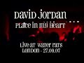 grabbed this footage of david jordan's debut single performed live at water rats london. didn't use the vidcam out of respect to the artist, so it's not brilliant quality, but david was uber-awesome... catch him while u can!