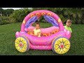 Diana Pretend Play With Princess Carriage Inflatab