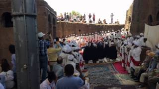 Äthiopien / Kibran Tours VIP guests in Lalibela