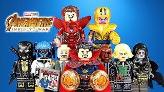 Avengers Infinity War Doctor Strange Iron Man & Nick Fury Set 5 Unofficial LEGO Minifigures by pinoytoygeek