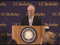 UC Berkeley Professor Oliver Williamson wins the 2009 Nobel Prize in Economics