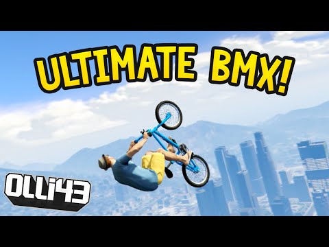 ULTIMATE BMX SKY JUMP : GTA 5 Funny Moments Olli43 vs Geo23