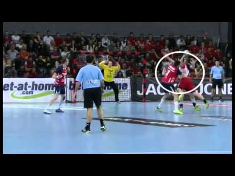 Refferee decision on match Vardar (Macedonia) - Flensburg (Germany), April 26-th 2014