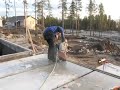 Talo ontelolaattojen lyhennys