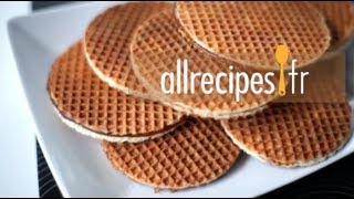 Gaufrettes hollandaises (stroopwafels)