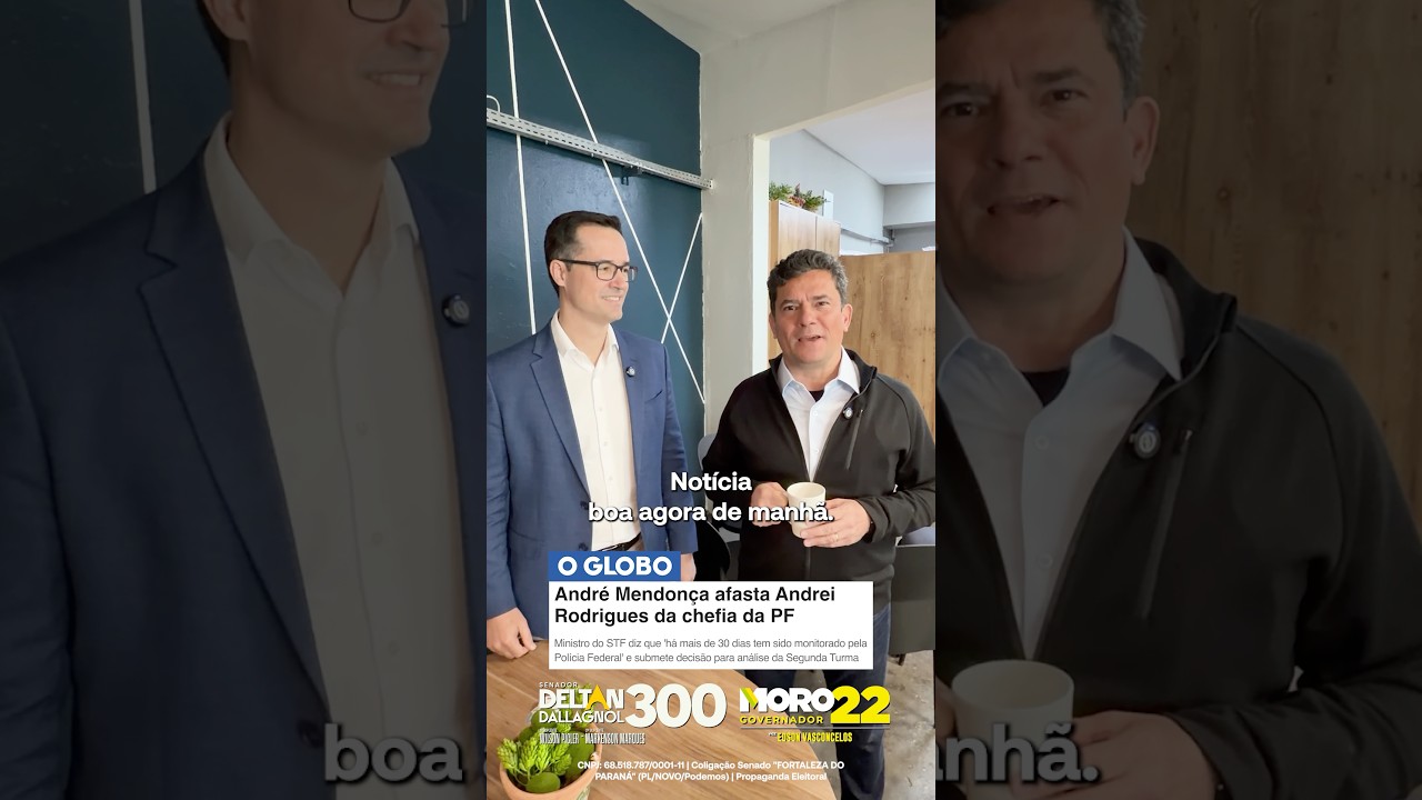 🚨 ANDREI RODRIGUES FOI AFASTADO DO COMANDO DA PF.