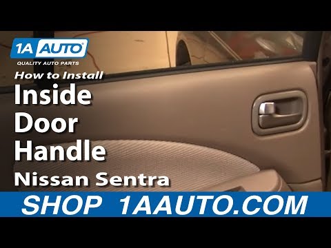 How To Install Replace Rear Inside Door Handle Nissan Sentra 00-06 1AAuto.com