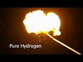Theo Gray fills soap bubbles with a hydrogen-oxygen mixture and lights them on fire.