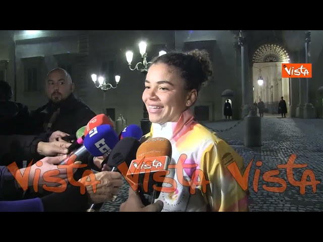 Paolini: "Il Presidente Mattarella mi ha dato il suo in bocca al lupo"