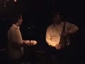 Scott Feiner (pandeiro) & Joel Frahm (tenor saxophone) during 