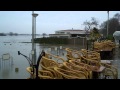 Hoogwater van de Maas in Maashees