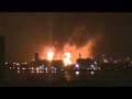 Fire from Explosion at Gulf Refinery, Guaynabo, PR