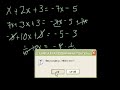 Algebra: Linear Equations 3 Algebra: Linear Equations 3