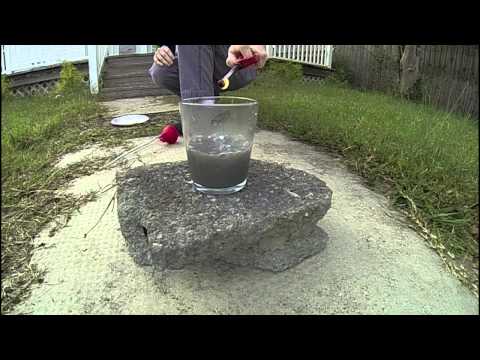 how to react aluminum with water