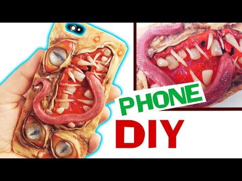DIY CREEPY MONSTER PHONE CASE