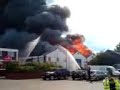 massive warehouse fire in park royal,north west london