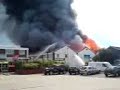 massive warehouse fire in park royal,north west london