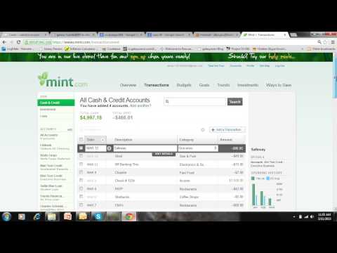 how to budget in mint