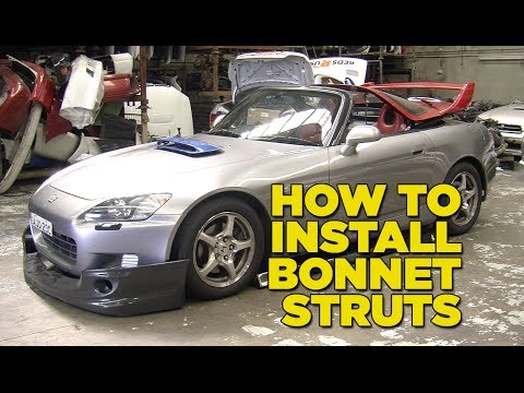 How to Install Bonnet Struts (Hood Dampers)