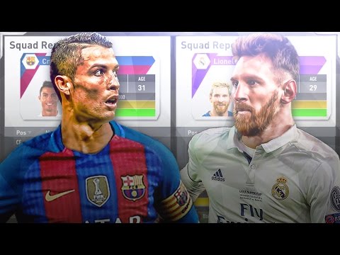Watch: What happens when Cristiano Ronaldo and Lionel Messi swap teams on FIFA 17