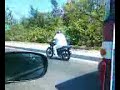 Fat Guy on Bike Almost Killed by a Bus LOL Fat Guy on Bike Almost Killed by a Bus LOL