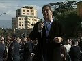 Deputeti Spartak Ngjela dhe analisti Artur Zheji per greven