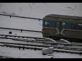 Withdrawal from the train depot to tunnel