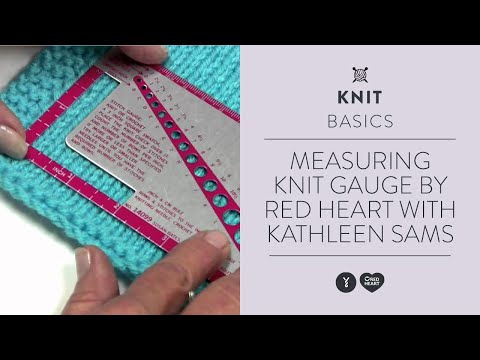how to measure a knitting gauge