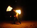 Fire dancing at it\