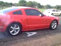 Mustang calentando caucho en santa rosa 24-06-07