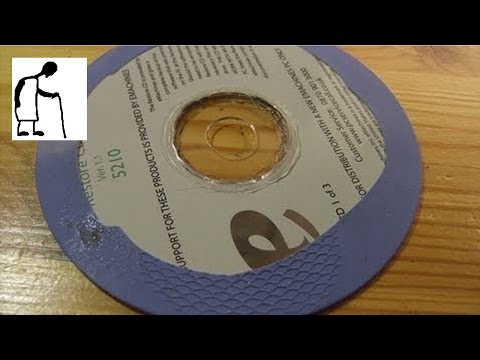 how to attach cds as wheels