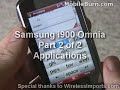 Samsung i900 Omnia, part 2 of 2 - Apps
