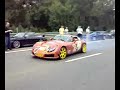 TVR Sagaris Burnout on Mulsanne at Le Mans 2007