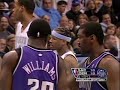 allen iverson vs kings gm highlight great dunk buzzer beater