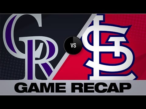 Video: Bats, Hudson propel Cardinals to shutout win | Rockies-Cardinals Game Highlights 8/24/19