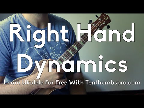 how to properly strum a ukulele