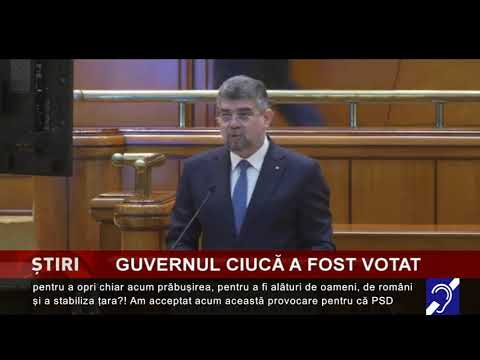 Guvernul Ciucă a fost votat