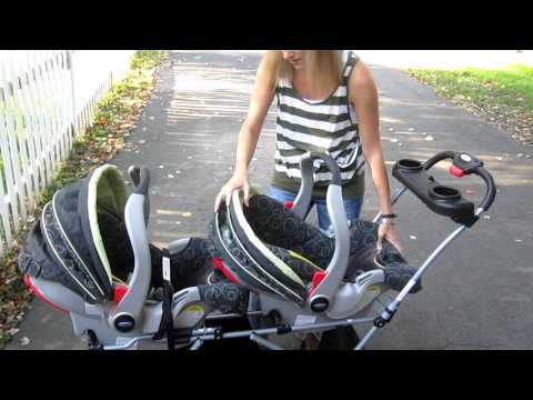 how to open snap n go stroller