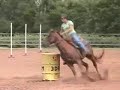 3yr old colt working barrels with 3Drum rider Nicole Torturo. He pretty much turns on his own as I never have to touch him during the run. With a little more time, and some added speed this colt will be a super star.