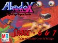 the 6th stage is a real pain in the ass, it's the hardest stage of the game. especially if you die and loose your powerups! it's this stage that prevent most players from finishing the game, even with the unlimited continues and checkpoints. the 7th stage consist basicaly of an escape route, like at the end of life force (salamander) or metroid. it's an easy ride considering the stage you just finished!