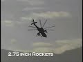 United States Army's principal attack helicopter.Specifications (AH-64A)______________________________________General characteristicsCrew: 2: pilot, CPG (co-pilot/gunner) Length: 58.17 ft (17.73 m) (with both rotors turning) Rotor diameter: 48 ft 0 in (14.63 m) Height: 12.7 ft (3.87 m) Disc area: 1,809.5 ft² (168.11 m²) Empty weight: 11,387 lb (5,165 kg) Loaded weight: 18,000 lb (8,000 kg) Max takeoff weight: 21,000 lb (9,500 kg) Powerplant: 2× General Electric T700-GE-701 and later upgraded to T700-GE-701C (1990-today) turboshafts, -701: 1,690 shp, -701C: 1,890 shp (-701: 1,260 kW, -701C: 1,490 kW) each Fuselage length: 49 ft 5 in (15.06 m) Rotor systems: 4 blade main rotor, 4 blade tail rotor PerformanceNever exceed speed: 197 knots (227 mph, 365 km/h) Maximum speed: 158 knots (182 mph, 293 km/h) Cruise speed: 143 knots (165 mph, 265 km/h) Combat radius: 260 nm (300 mi, 480 km) Ferry range: 1,024 nm (1,180 mi, 1,900 km) Service ceiling: 21,000 ft (6,400 m) Rate of climb: 2,500 ft/min (12.7 m/s) Disc loading: 9.80 lb/ft² (47.90 kg/m²) Power/mass: 0.18 hp/lb (310 W/kg) ArmamentGuns: 1× M230 30 mm (1.18 in) cannon, 1,200 rounds Rockets: Hydra 70 FFAR rockets Missiles: combination of AGM-114 Hellfire, AIM-92 Stinger, AIM-9 Sidewinder