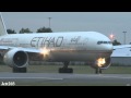 Etihad B777-300ER A6-ETF at Manchester.