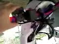 ｴﾝｼﾞﾝ始動ﾁｪｯｸした動画です。問題無くｴﾝｼﾞﾝ始動しました。ｱｸｾﾙﾜｲﾔｰ固着ぎみです。