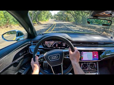 2024 Audi S8 - POV Test Drive (Binaural Audio)