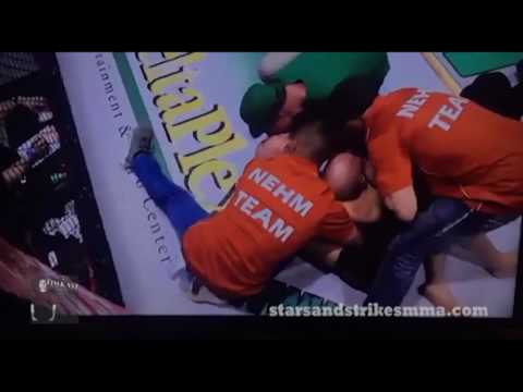MMA Fighter Chokes Referee After Getting Knocked Out