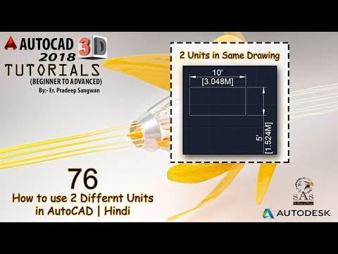 2 Different Units in AutoCAD