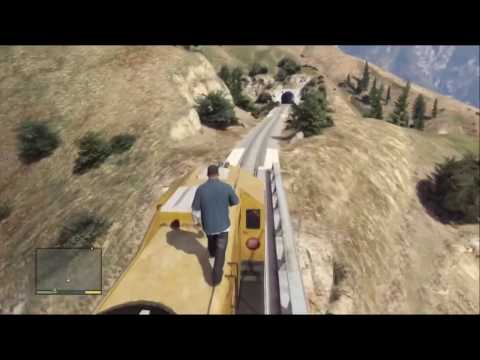 how to hijack a train on gta v