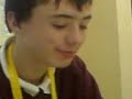 Dan Wakeham trying to open a tin