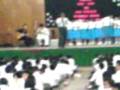 Mr. Raj (Principle of SMK La Salle PJ) sings on Founder and Teachers Day 2006