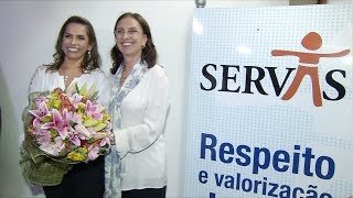 VÍDEO: Educadora Célia Pinto Coelho assume a presidência do Servas
